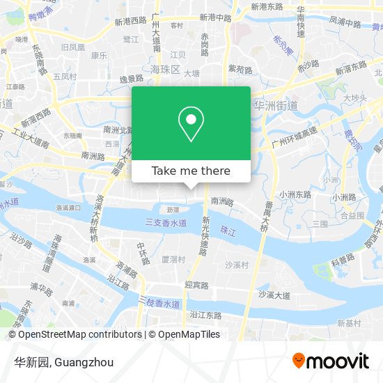 华新园 map