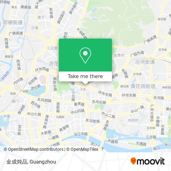 金成炖品 map