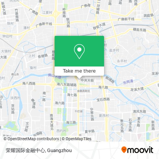 荣耀国际金融中心 map