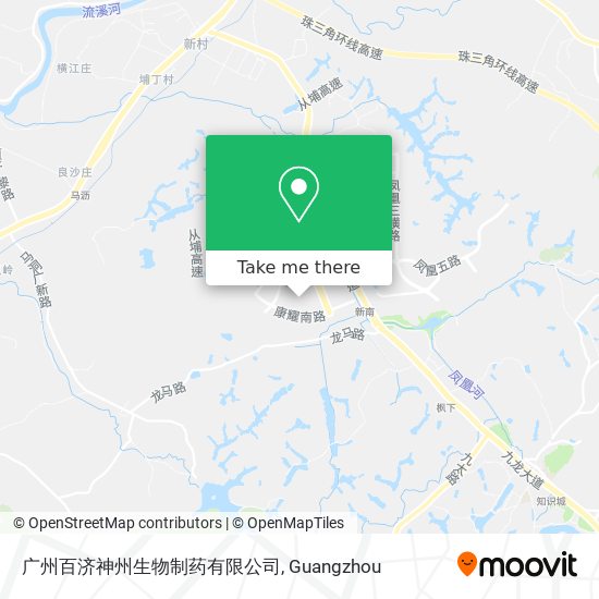 广州百济神州生物制药有限公司 map