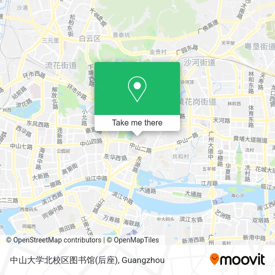 中山大学北校区图书馆(后座) map