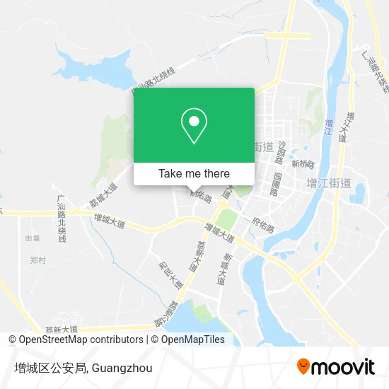 增城区公安局 map