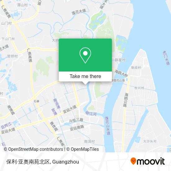 保利·亚奥南苑北区 map