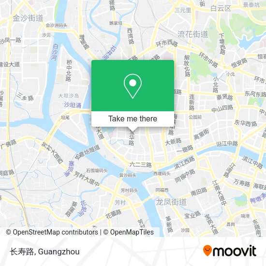 长寿路 map