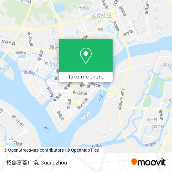 招鑫富荔广场 map