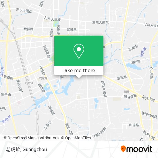 老虎岭 map