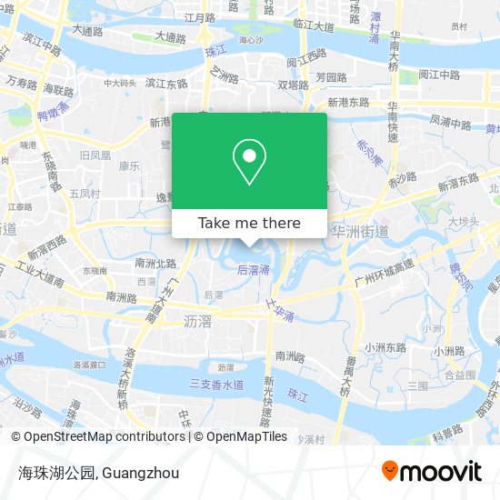 海珠湖公园 map