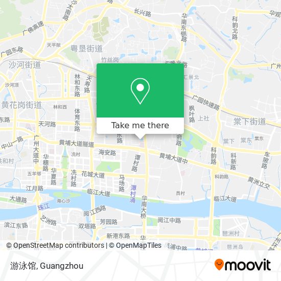 游泳馆 map