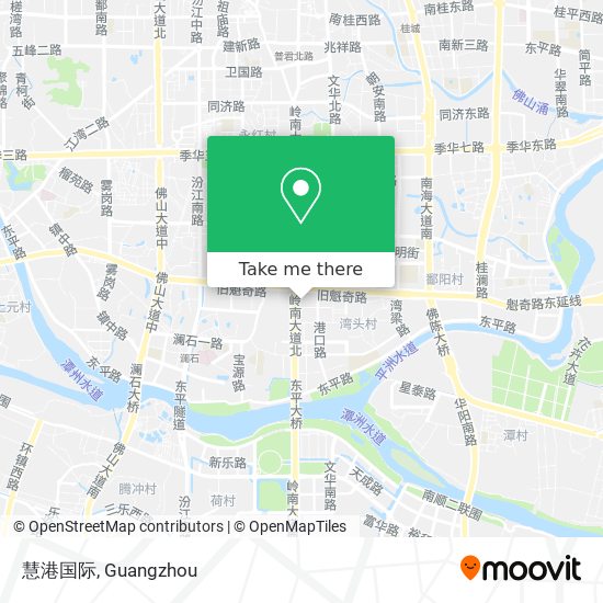 慧港国际 map