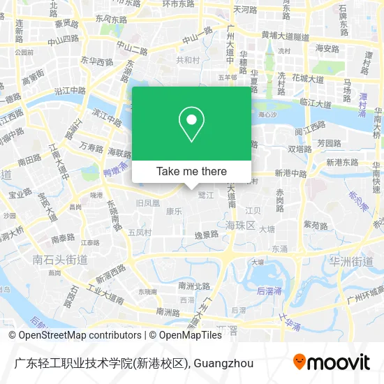 广东轻工职业技术学院(新港校区) map