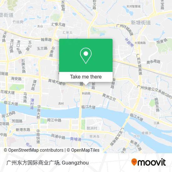 广州东方国际商业广场 map