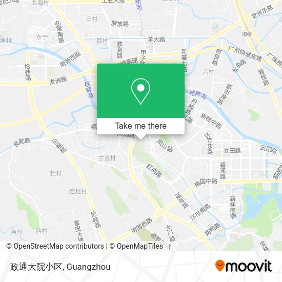 政通大院小区 map