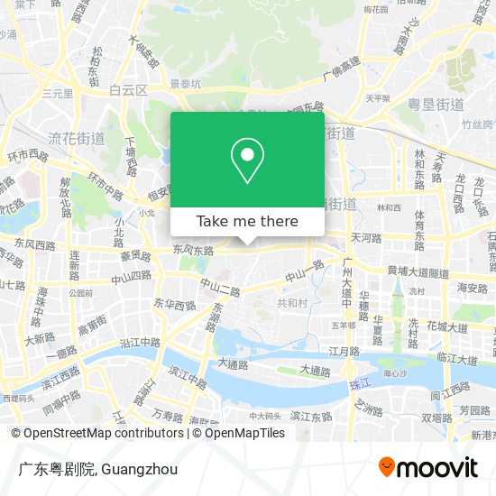 广东粤剧院 map