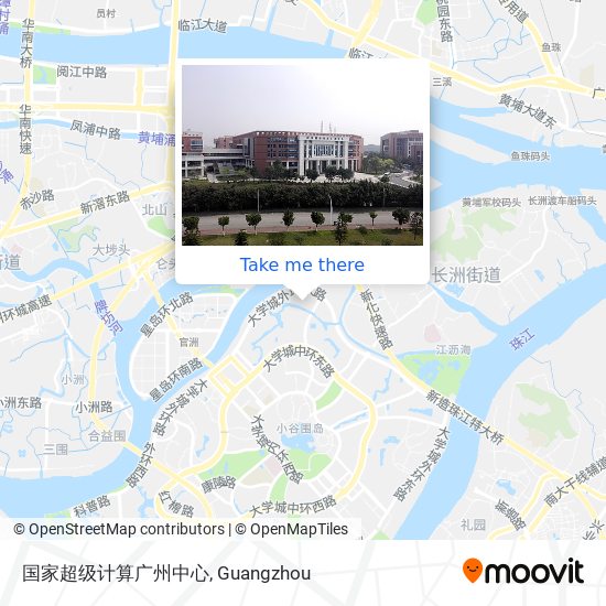 国家超级计算广州中心 map
