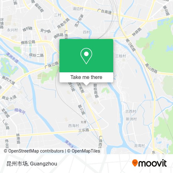 昆州市场 map