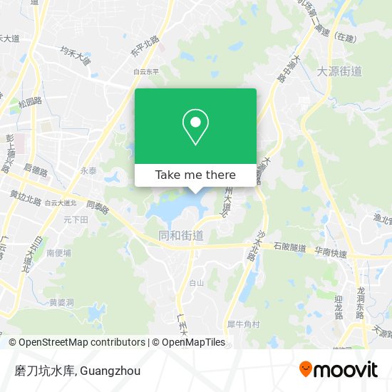磨刀坑水库 map
