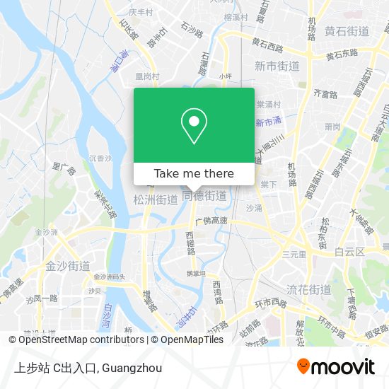 上步站 C出入口 map