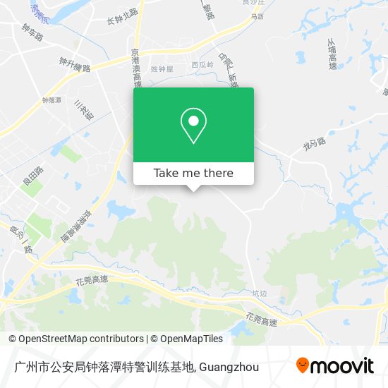 广州市公安局钟落潭特警训练基地 map