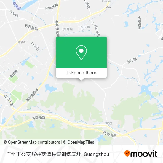 广州市公安局钟落潭特警训练基地 map