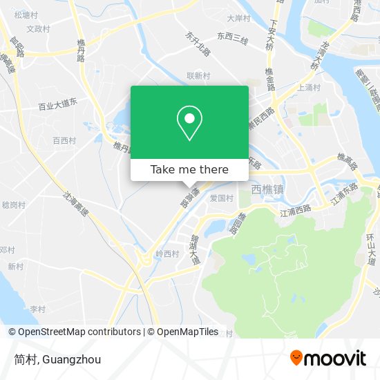 简村 map