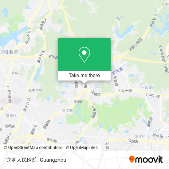 龙洞人民医院 map