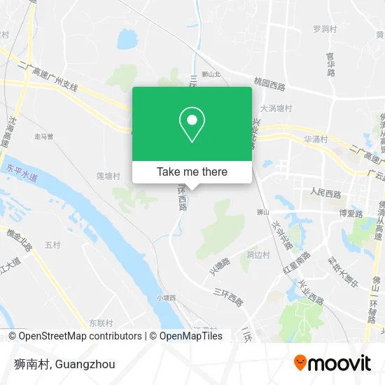 狮南村 map