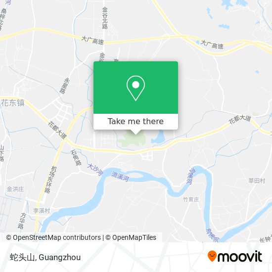 蛇头山 map
