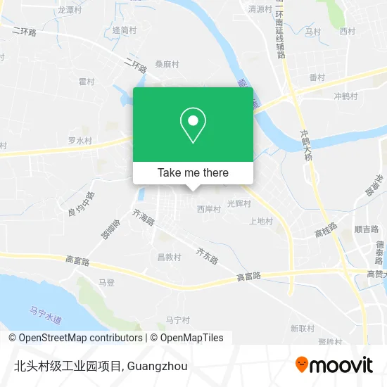 北头村级工业园项目 map