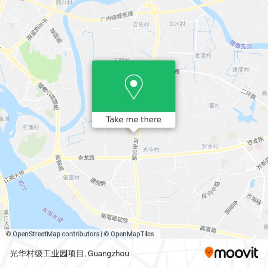 光华村级工业园项目 map