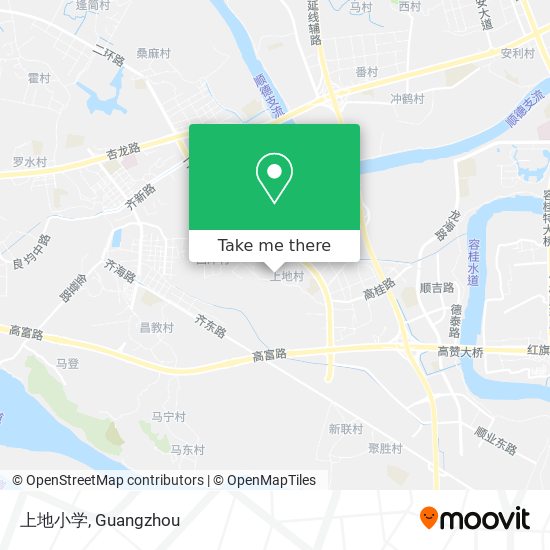上地小学 map