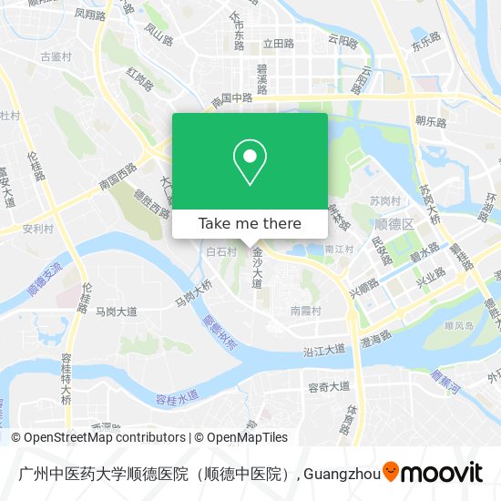 广州中医药大学顺德医院（顺德中医院） map