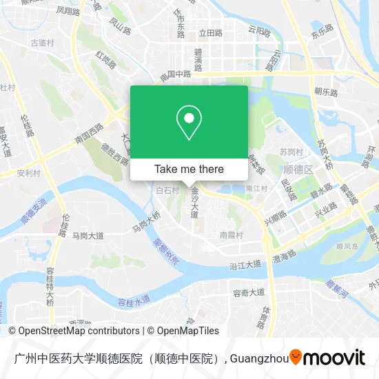 广州中医药大学顺德医院（顺德中医院） map