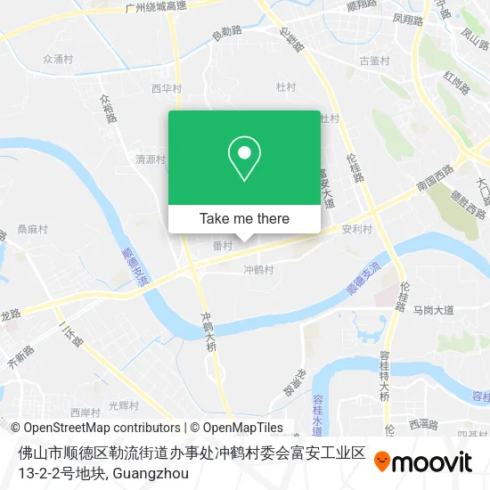 佛山市顺德区勒流街道办事处冲鹤村委会富安工业区13-2-2号地块 map