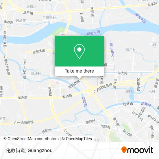 伦教街道 map