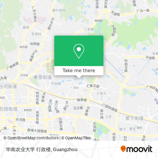 华南农业大学 行政楼 map