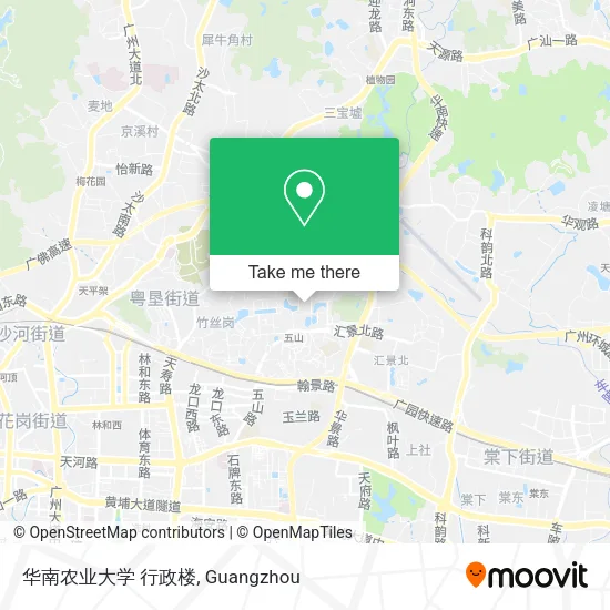 华南农业大学 行政楼 map