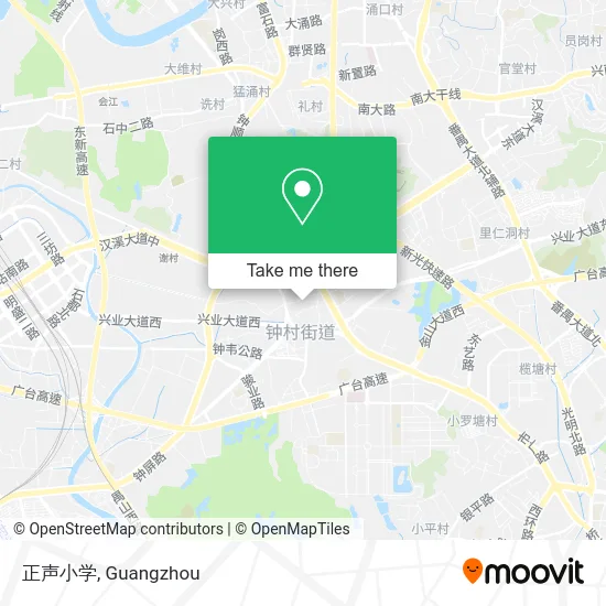 正声小学 map