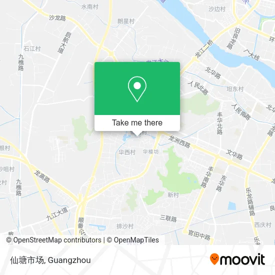 仙塘市场 map