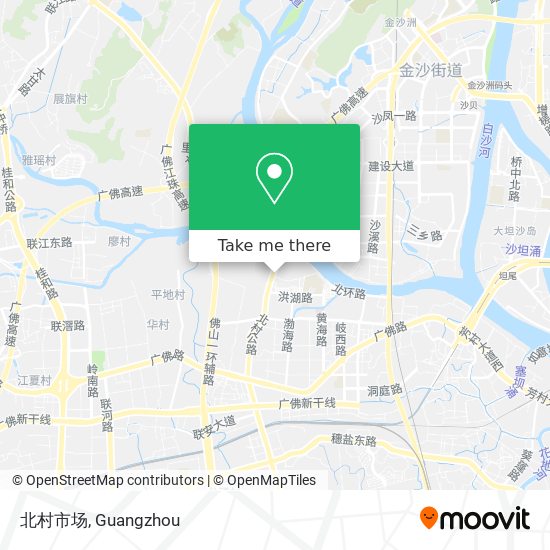 北村市场 map