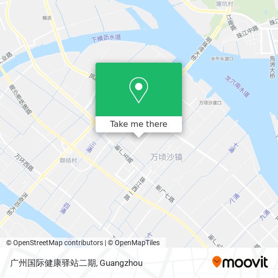 广州国际健康驿站二期 map