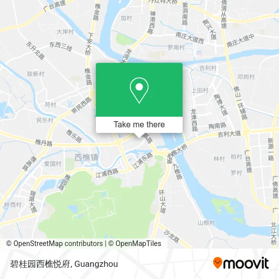 碧桂园西樵悦府 map