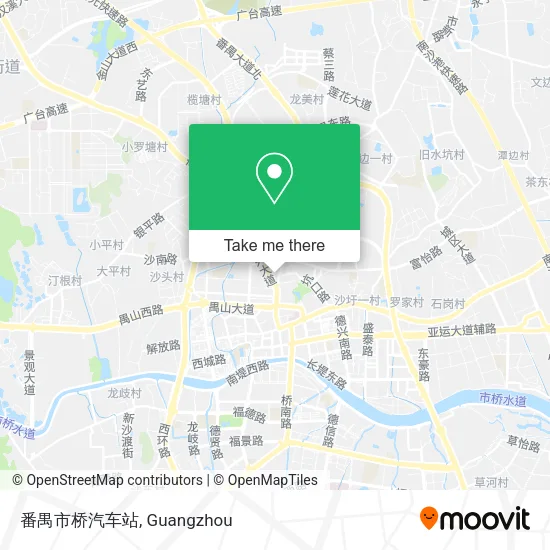 番禺市桥汽车站 map
