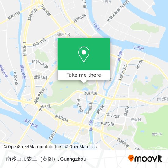 南沙山顶农庄（黄阁） map