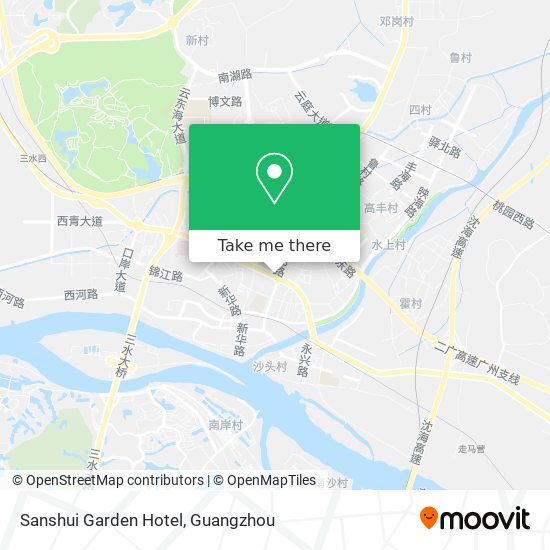 Sanshui Garden Hotel map