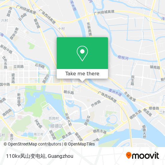 110kv凤山变电站 map