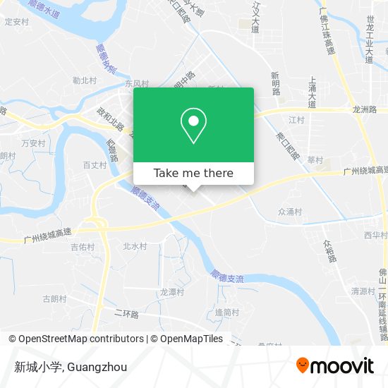 新城小学 map
