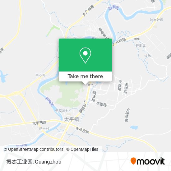 振杰工业园 map