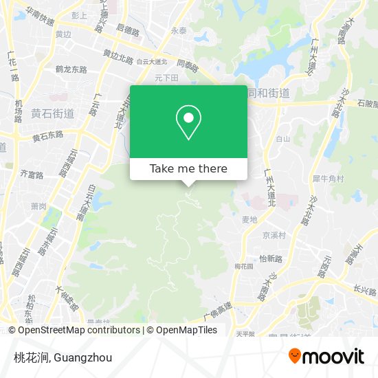 桃花涧 map