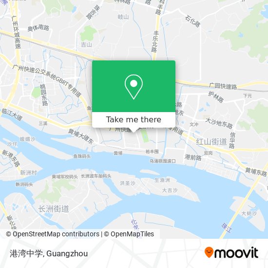 港湾中学 map