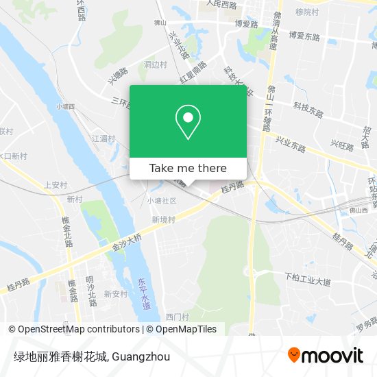 绿地丽雅香榭花城 map